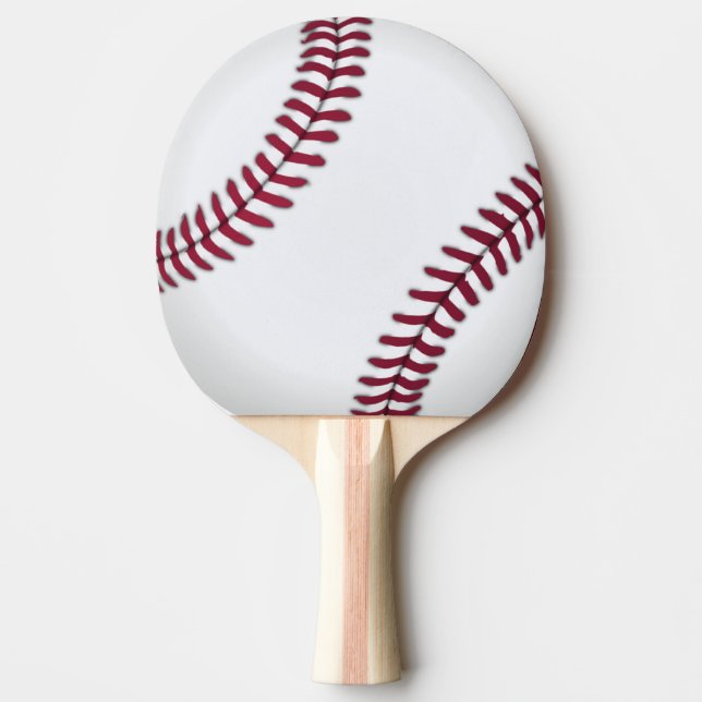 Baseball Pong Ping Pong Paddle (Front)