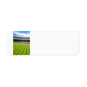 Baseball Postage Address Thingy Return Address Label