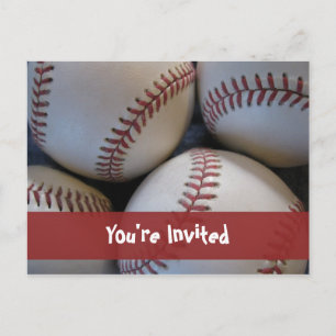 Baseball Postcard Invitation