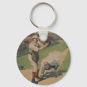 Baseball Poster Keychain