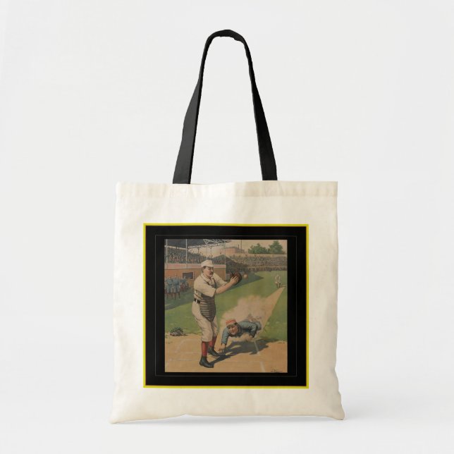 Baseball Poster Tote Bag (Front)