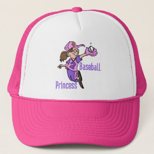 Baseball Princess T-shirts and Gifts Trucker Hat