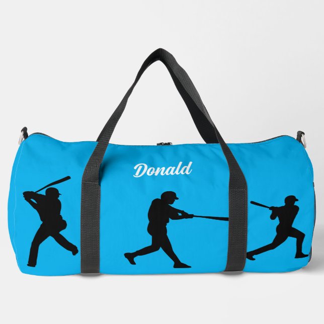 Baseball Print Cut Sew Bag (Front)