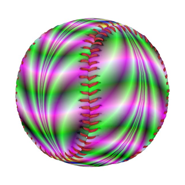 Baseball  Psychedelic Neon Eye (Angled)
