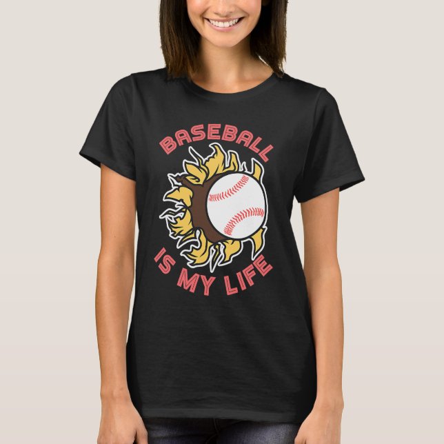 Baseball quote for baseball players  1 T-Shirt (Front)