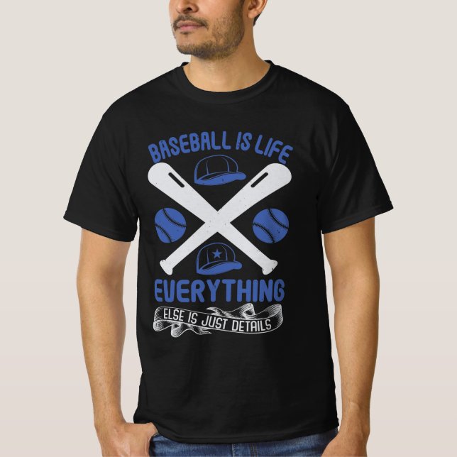 Baseball Quotes  Baseball Fan Gift T-Shirt (Front)