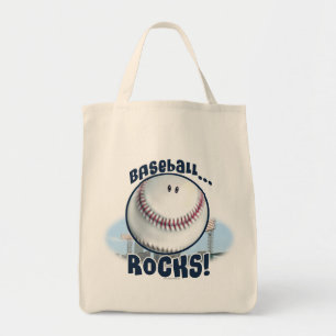 Baseball Rocks by Mudge Studios Tote Bag