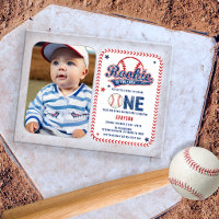 Baseball Rookie Photo 1st Birthday Party 