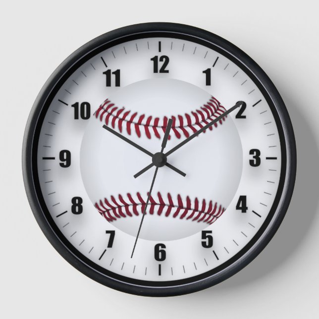 Baseball  Round Clock (Front)