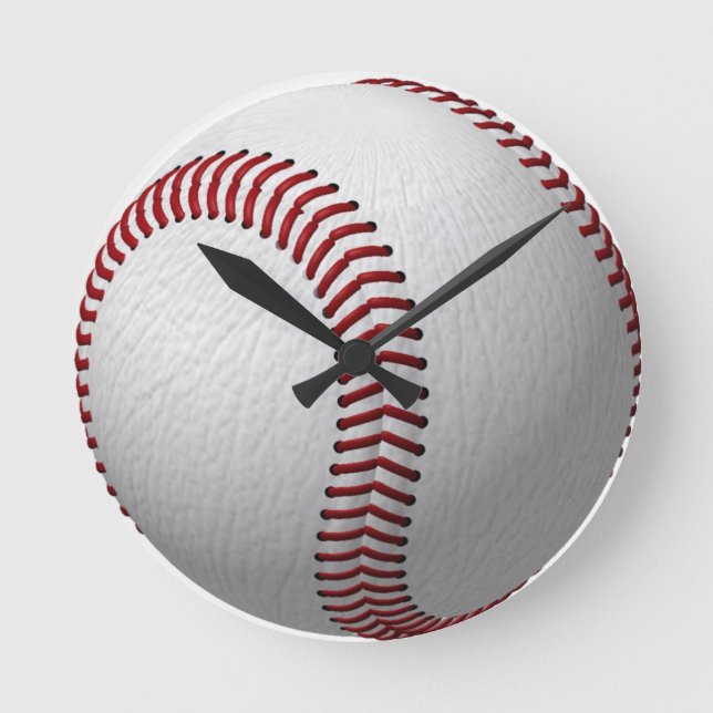 Baseball Round Clock (Front)