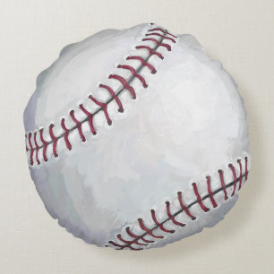 Baseball Round Cushion