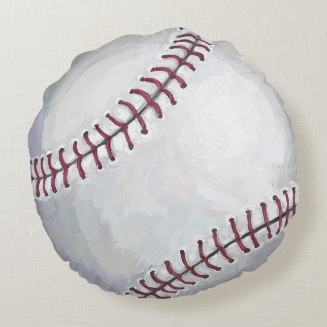 Baseball Round Cushion (Back)
