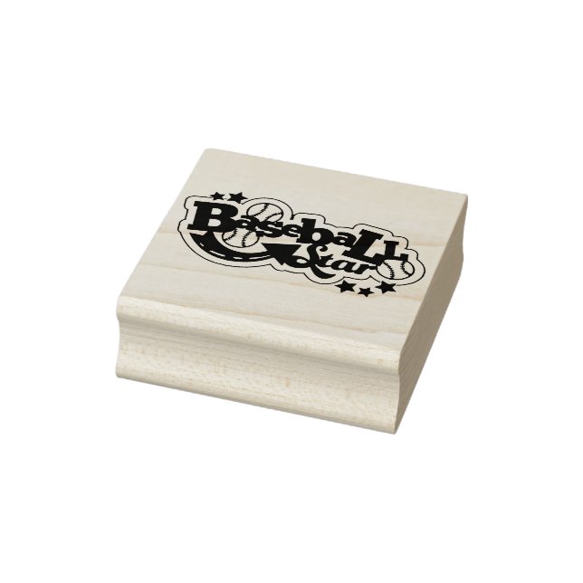Baseball Rubber Stamp (Stamp)