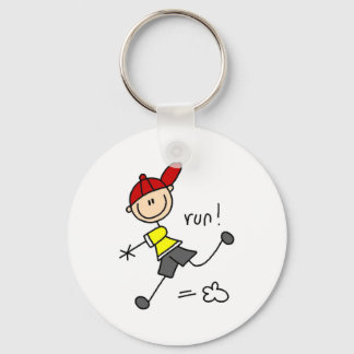 Baseball Run Tshirts and Gifts Key Ring