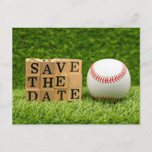 Baseball Save the Date for Party  Postcard