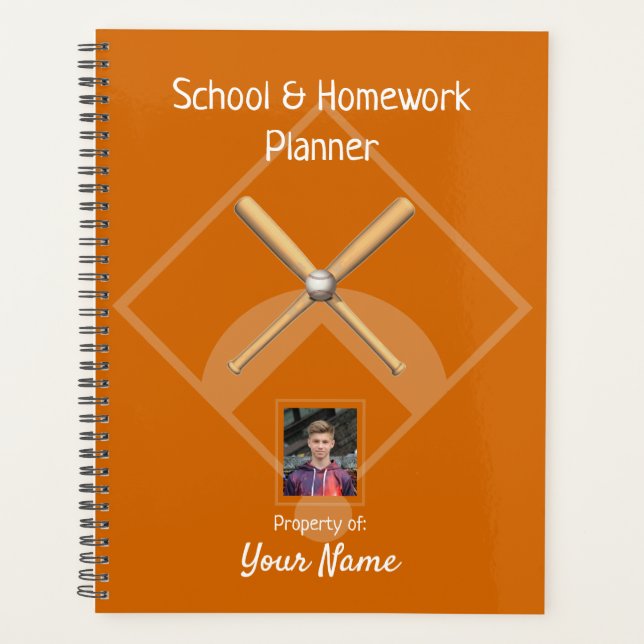 Baseball - School Planner - HAMbyWG (Front)