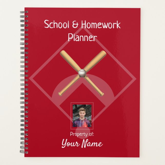 Baseball - School Planner - HAMbyWG (Front)