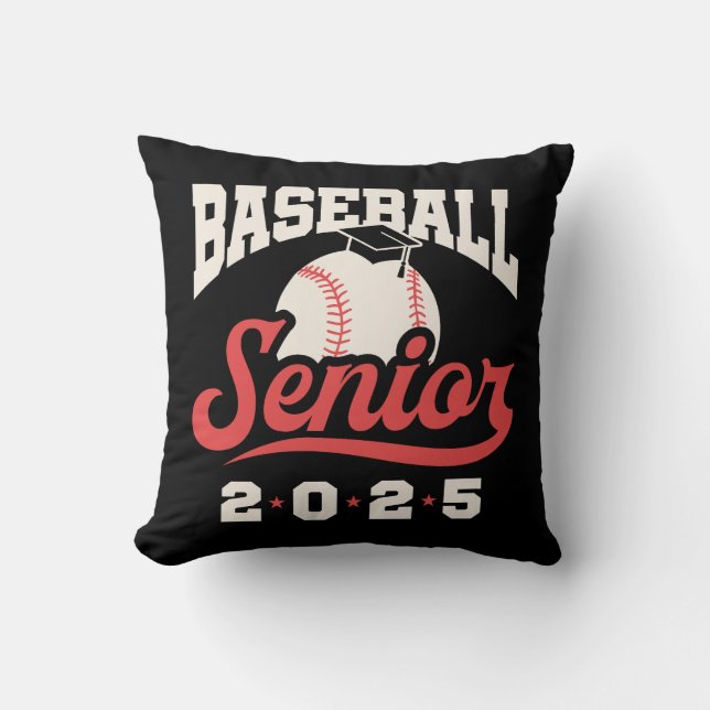 Baseball Senior Class 2025 Cushion (Front)