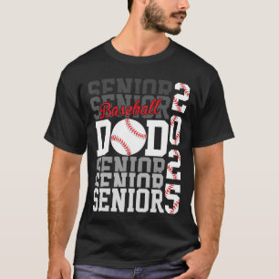 baseball senior dad class of 2025 graduate graduat T-Shirt