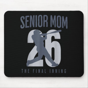Baseball senior mum 2026 final inning mama class mouse pad