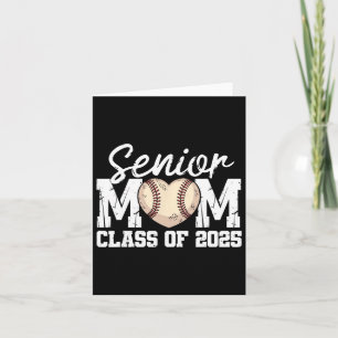 Baseball Senior Mum Cl Of 2025 Graduate Senior Mam Card