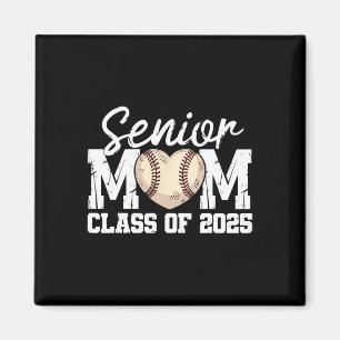 Baseball Senior Mum Cl Of 2025 Graduate Senior Mam Magnet
