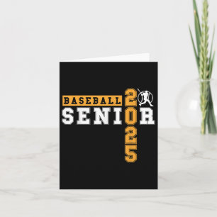Baseball Senior Night Baseball Senior 2025 Graduat Card