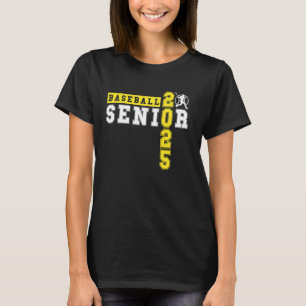 Baseball Senior Night Baseball Senior 2025 Graduat T-Shirt