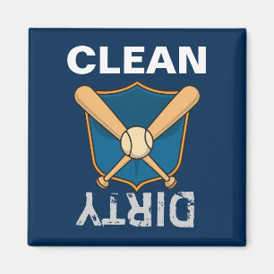 Baseball Shield Magnet