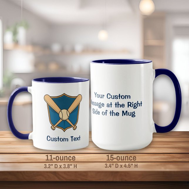 Baseball Shield Mug (Creator Uploaded)