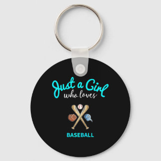 Baseball Shirt For Girls _ Kids Baseball Key Ring