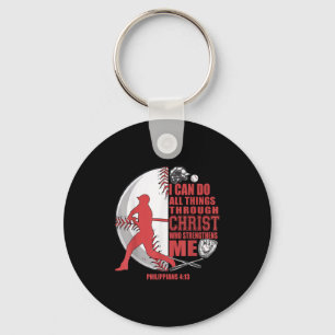 Baseball-shirt Kids Christ Boys Girls Bible Verse  Key Ring