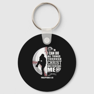 Baseball-shirt Kids Girls Christian Jesus Boys Fun Key Ring