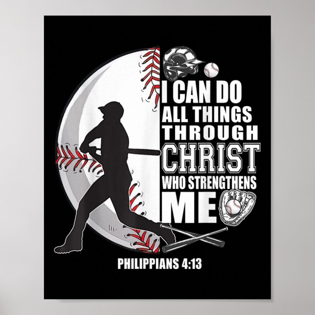 Baseball-shirt Kids Jesus Girl Christ Boy Bible Ve Poster (Front)