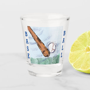 BASEBALL SHOT GLASS