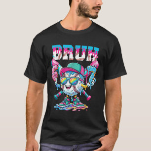 Baseball Six Seven 67 6 7 Meme Funny Boys Ice Crea T-Shirt