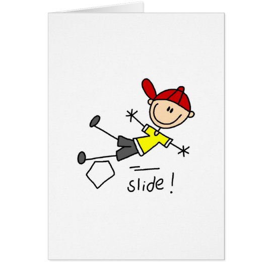 Baseball Slide Card
