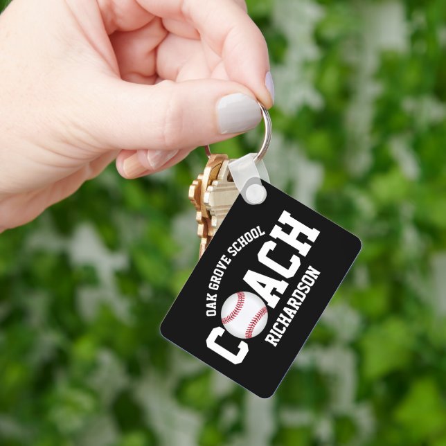 Baseball / Softball Coach  Key Ring (Hand)
