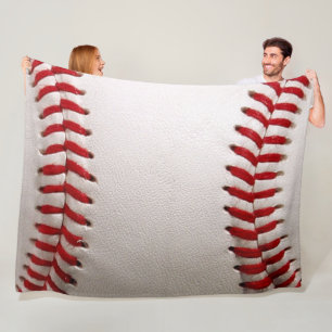 Baseball Softball Fleece Blanket