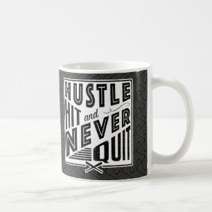 Baseball Softball Hustle, Hit And Never Quit Cup