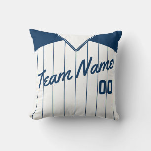 Baseball Softball Jersey Name & Number Template Cushion