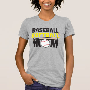 Baseball Softball Mum T-Shirt Proud Sport Parents