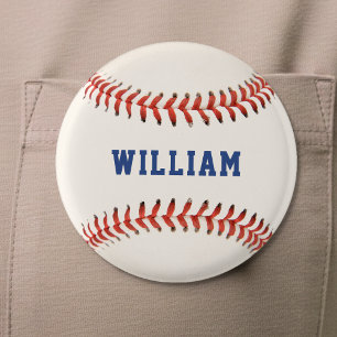 Baseball Softball Sport Name 3 Cm Round Badge
