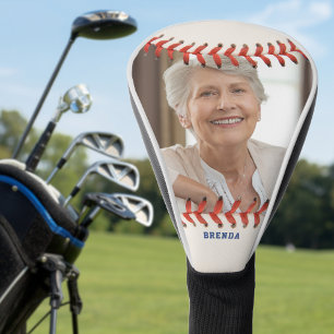 Baseball Softball Sport Photo Name Golf Head Cover