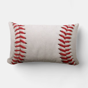 Baseball Softball Stitched Graphic - Sports Art Lumbar Cushion