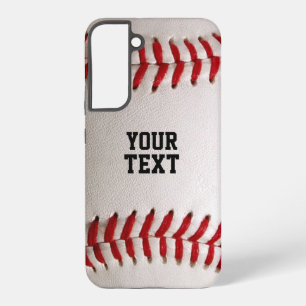 Baseball Softball Stitching Custom Text Samsung Galaxy Case