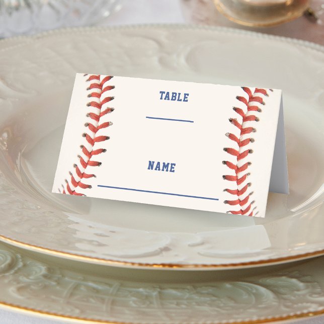 Baseball Softball The Perfect Catch Sport Wedding Place Card (Baseball Softball The Perfect Catch Sport Wedding Place Card)