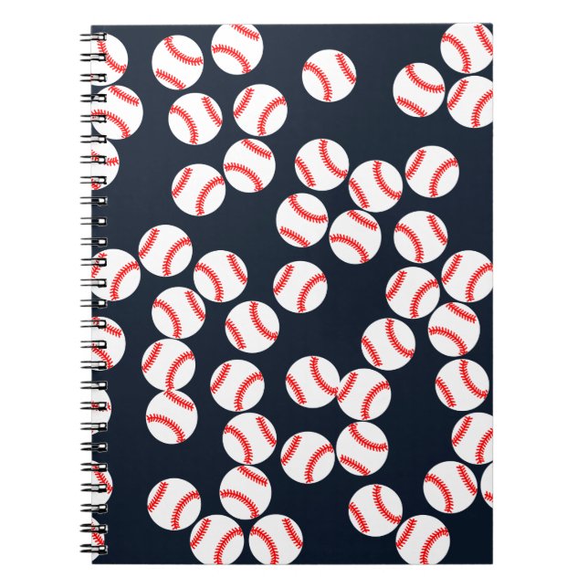 Baseball Spiral Notebook (Front)