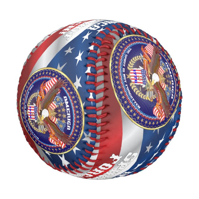 Baseball spirit w/1776 (Angled)
