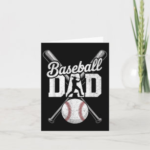 Baseball Sport Lovers For Fathers Day Card